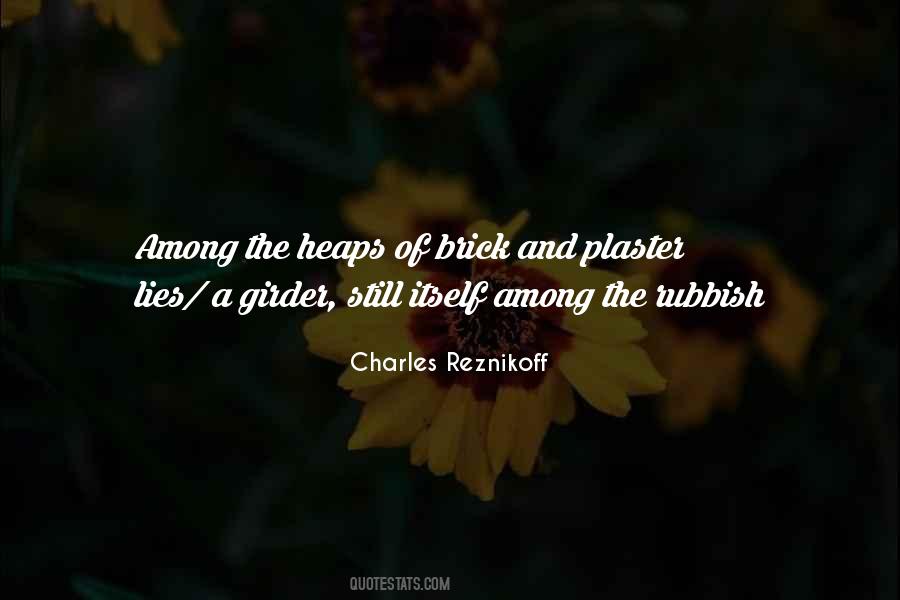Charles Reznikoff Quotes #1489831