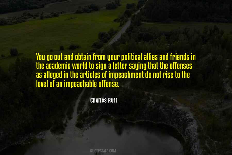 Charles Ruff Quotes #133499