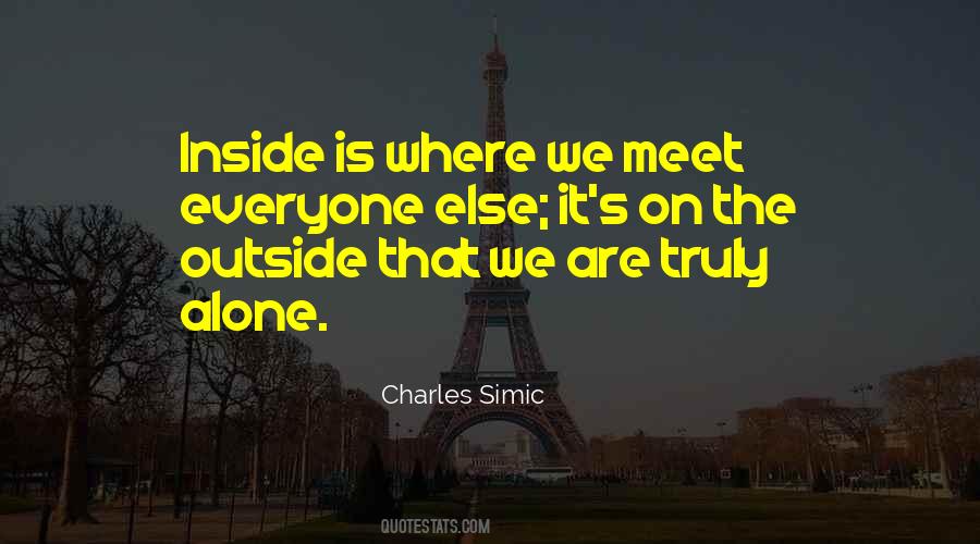 Charles Simic Quotes #173753