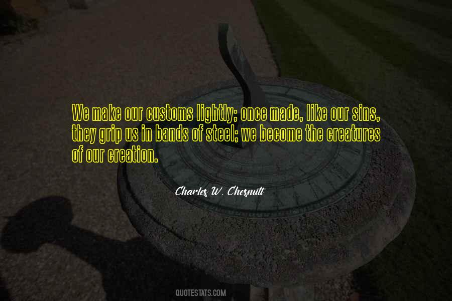 Charles W. Chesnutt Quotes #847100