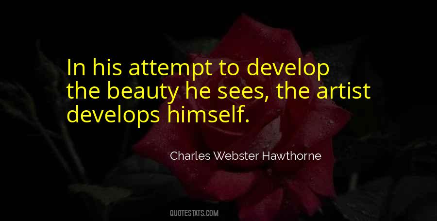 Charles Webster Hawthorne Quotes #1024291