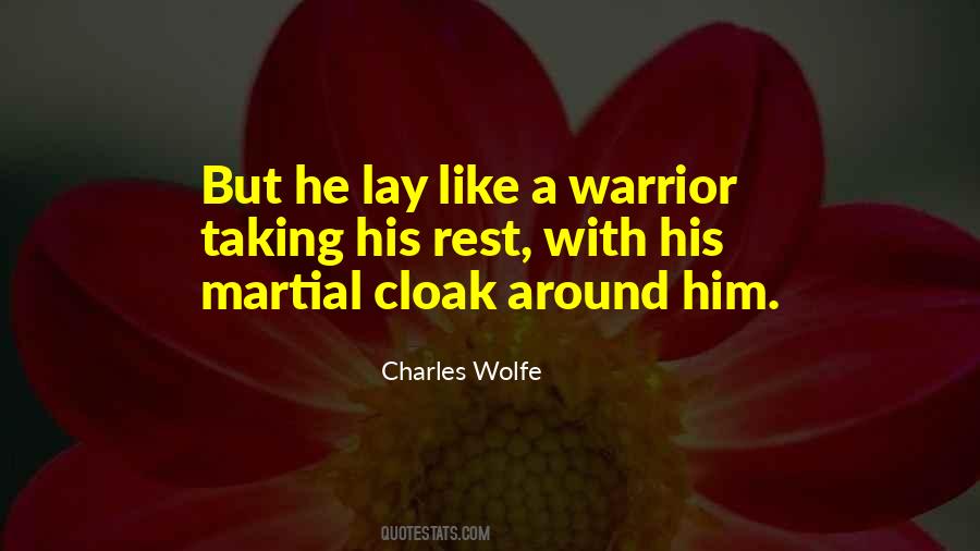 Charles Wolfe Quotes #1325418