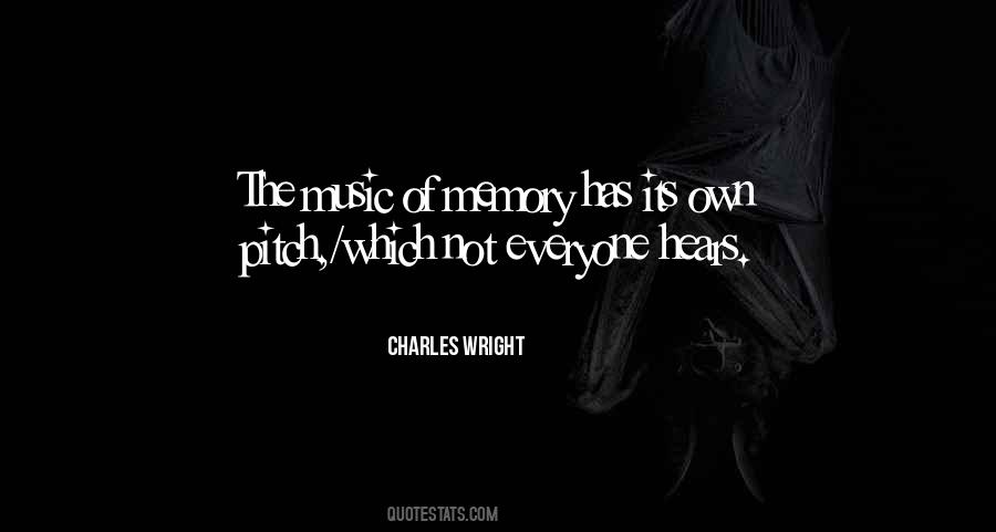 Charles Wright Quotes #706757