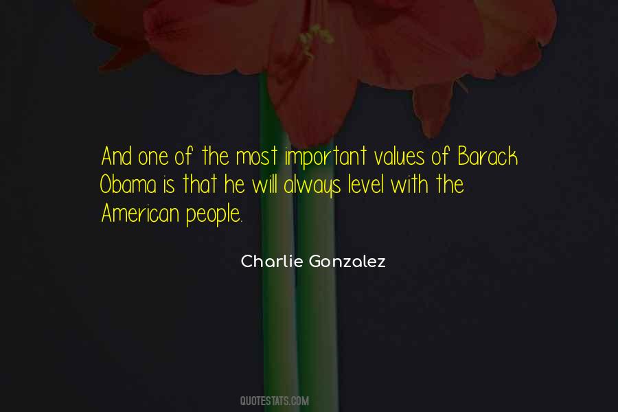 Charlie Gonzalez Quotes #274958