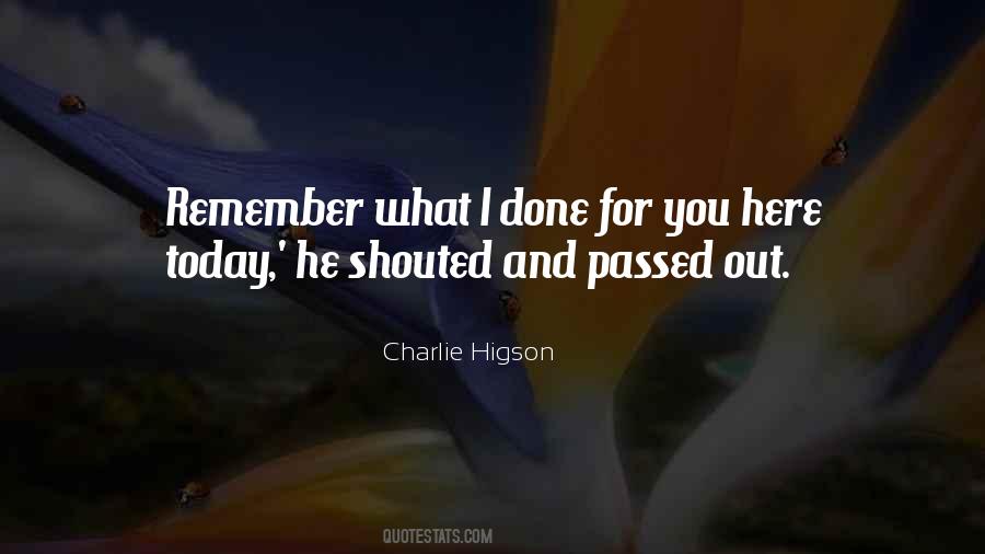 Charlie Higson Quotes #901489