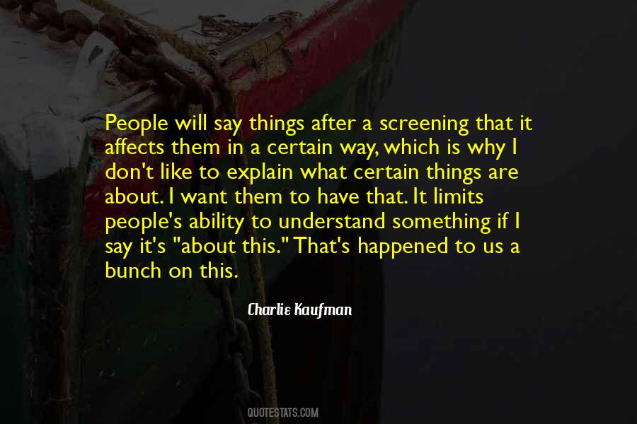 Charlie Kaufman Quotes #964243