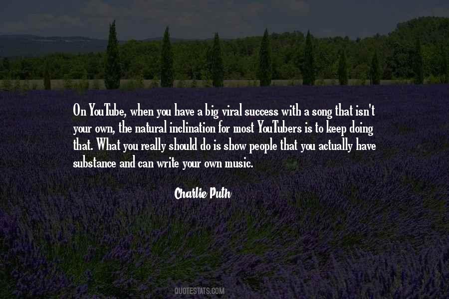 Charlie Puth Quotes #1266677