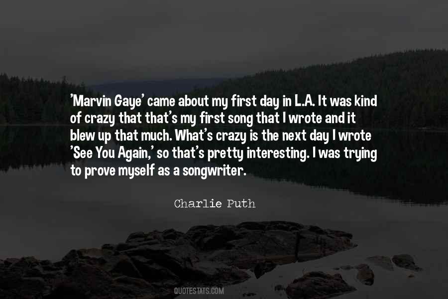 Charlie Puth Quotes #683277