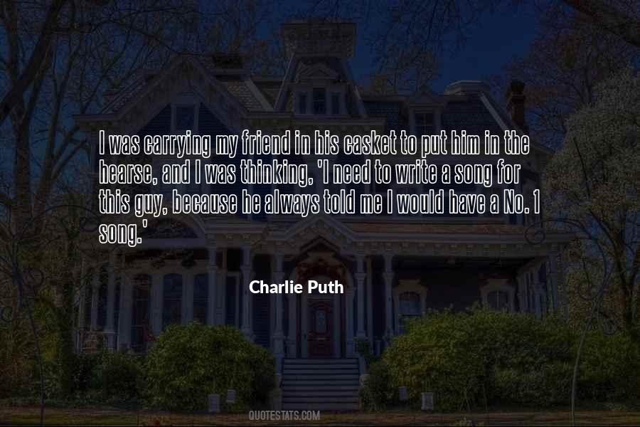 Charlie Puth Quotes #911961