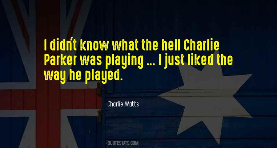 Charlie Watts Quotes #1459622