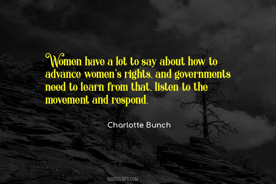 Charlotte Bunch Quotes #169879