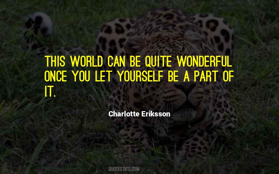 Charlotte Eriksson Quotes #1304069