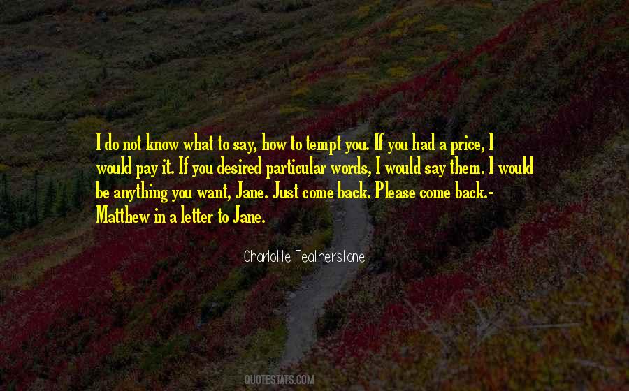 Charlotte Featherstone Quotes #1045698