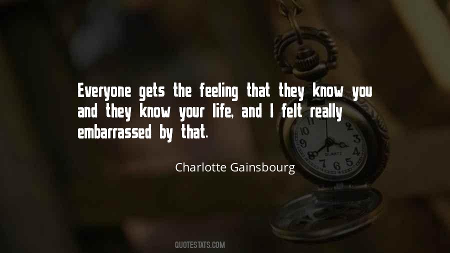 Charlotte Gainsbourg Quotes #344587