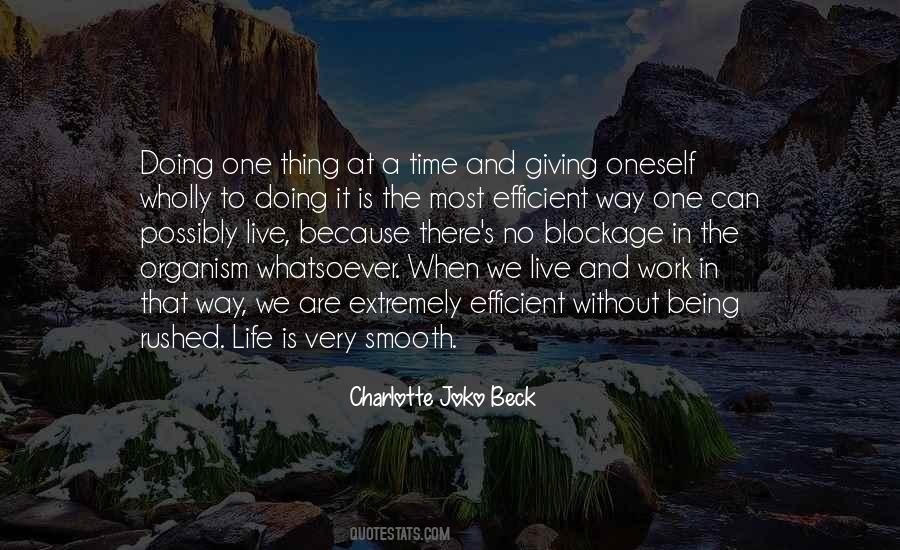 Charlotte Joko Beck Quotes #1252645
