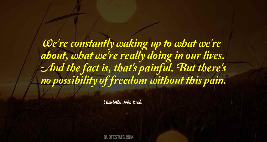 Charlotte Joko Beck Quotes #1353474