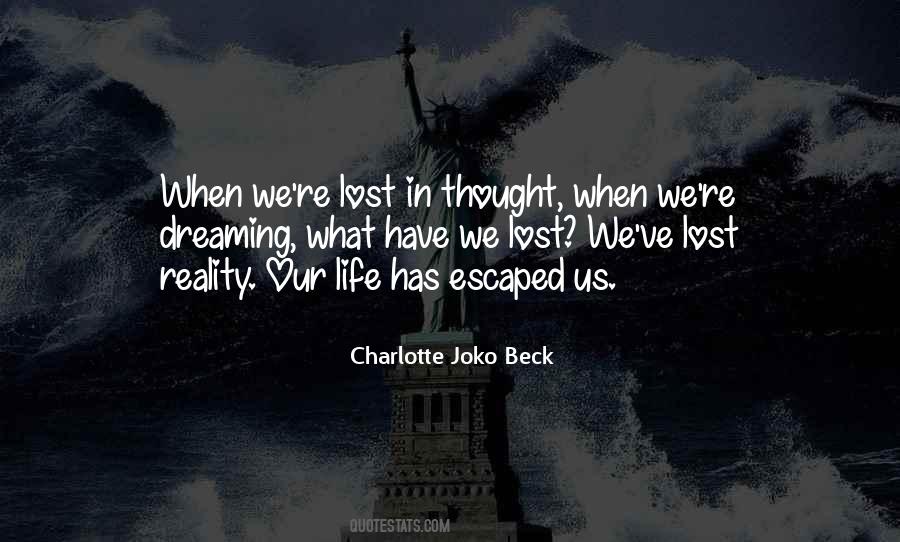 Charlotte Joko Beck Quotes #1475363
