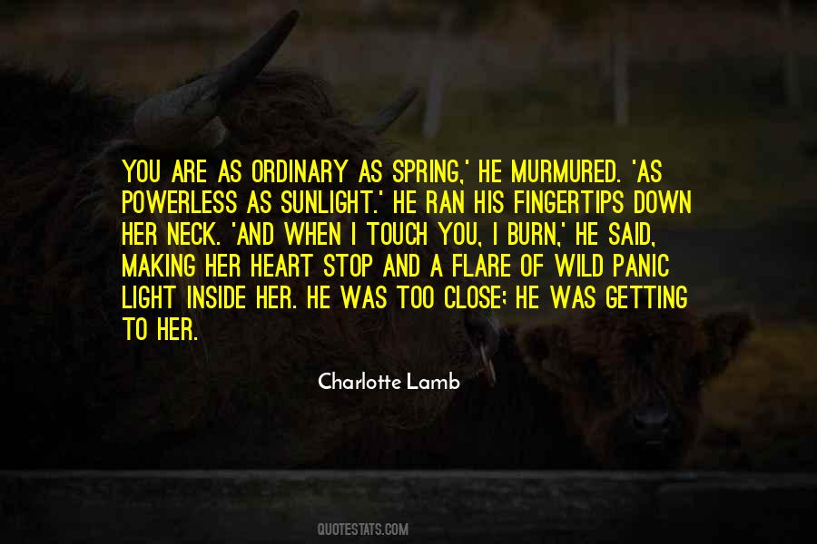 Charlotte Lamb Quotes #1398205