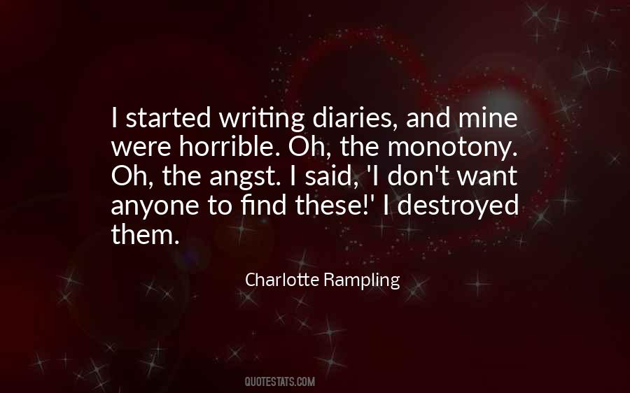 Charlotte Rampling Quotes #1039251