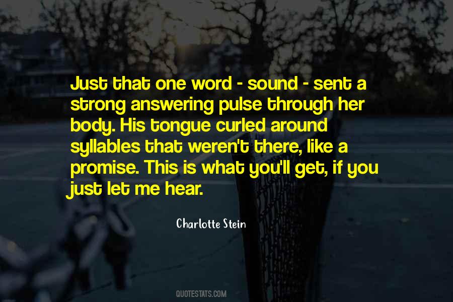 Charlotte Stein Quotes #650579