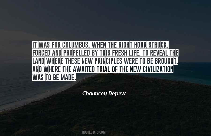 Chauncey Depew Quotes #1024395