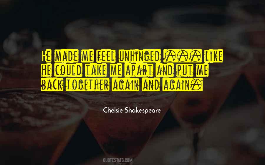 Chelsie Shakespeare Quotes #58573