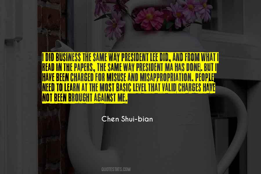 Chen Shui-bian Quotes #216381