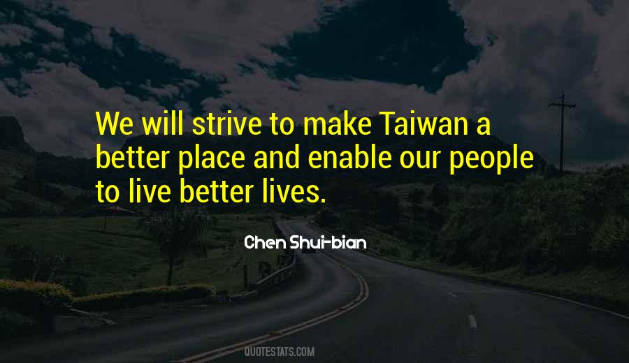 Chen Shui-bian Quotes #385561