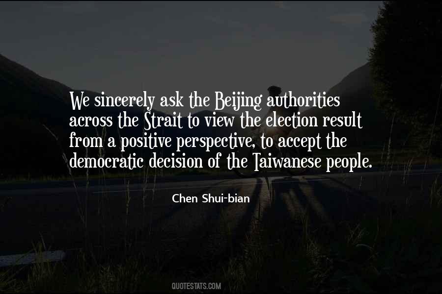 Chen Shui-bian Quotes #752946