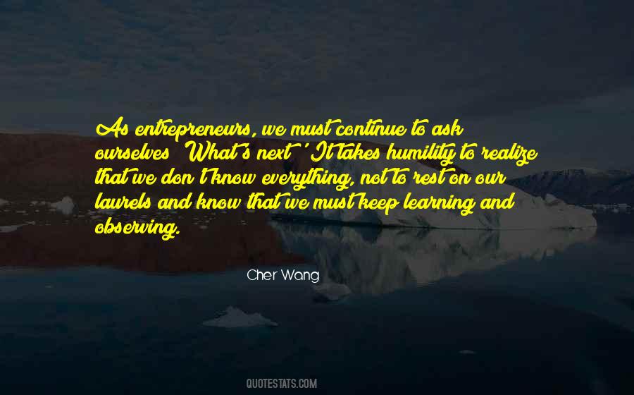 Cher Wang Quotes #1311737