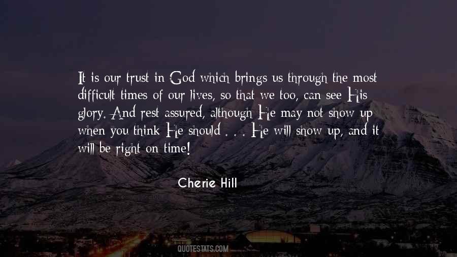 Cherie Hill Quotes #1648123