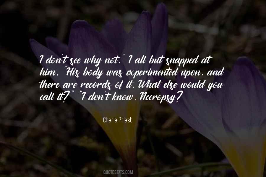 Cherie Priest Quotes #610170