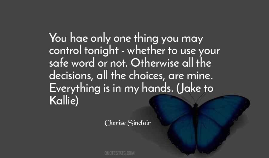 Cherise Sinclair Quotes #1344628