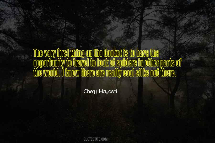 Cheryl Hayashi Quotes #27080