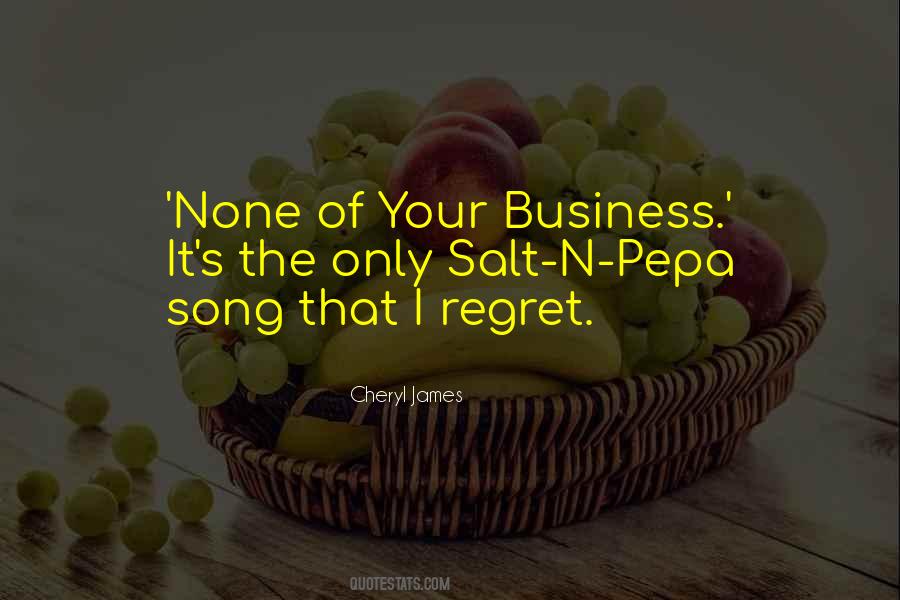 Cheryl James Quotes #39765