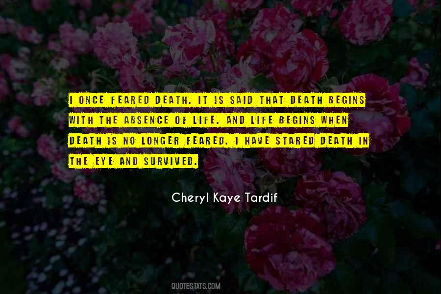 Cheryl Kaye Tardif Quotes #1393678