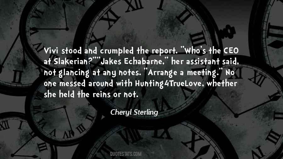 Cheryl Sterling Quotes #1083438