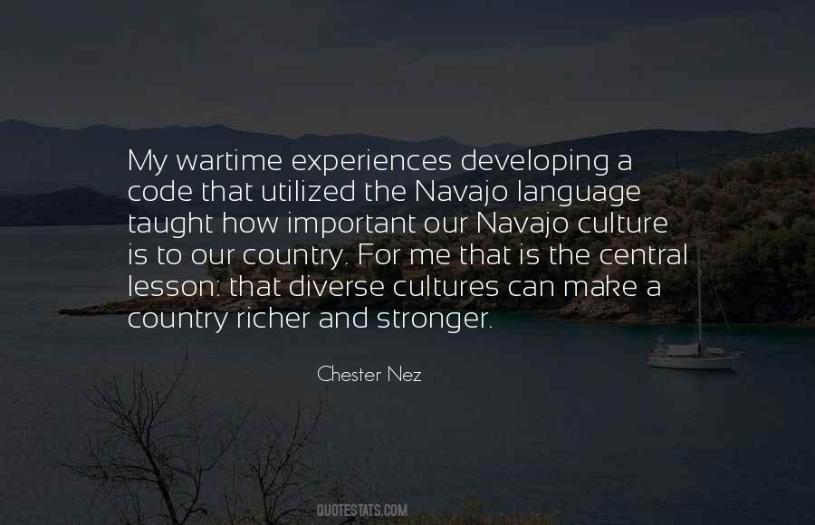 Chester Nez Quotes #71516