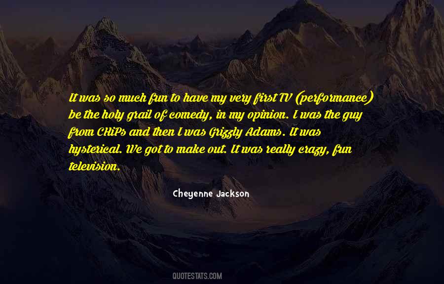 Cheyenne Jackson Quotes #961068