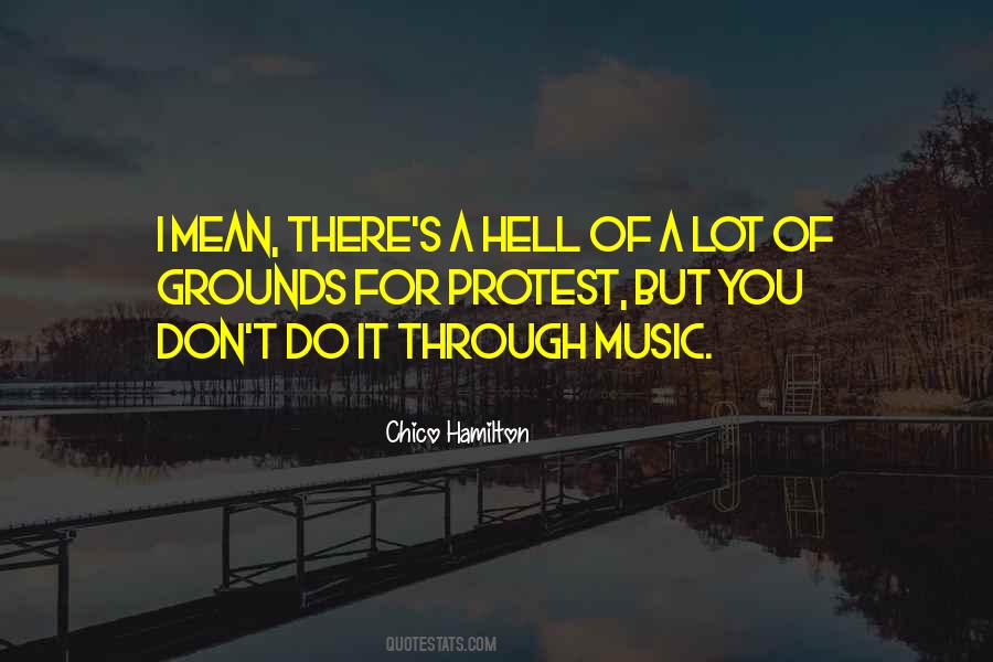 Chico Hamilton Quotes #4389