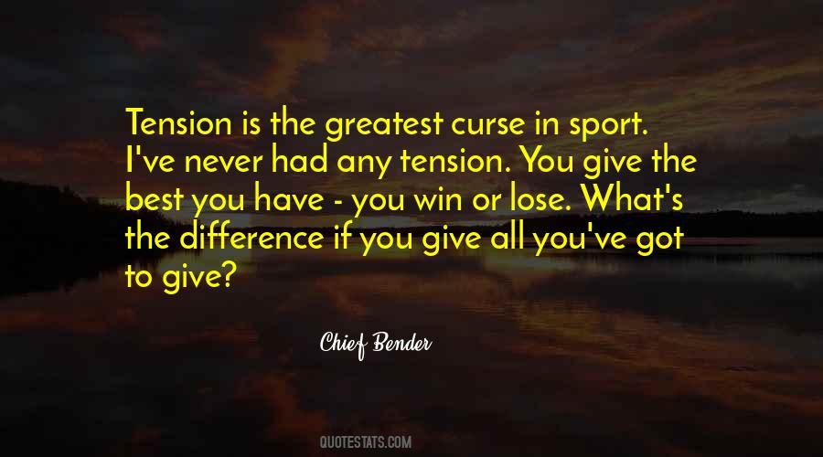 Chief Bender Quotes #554606