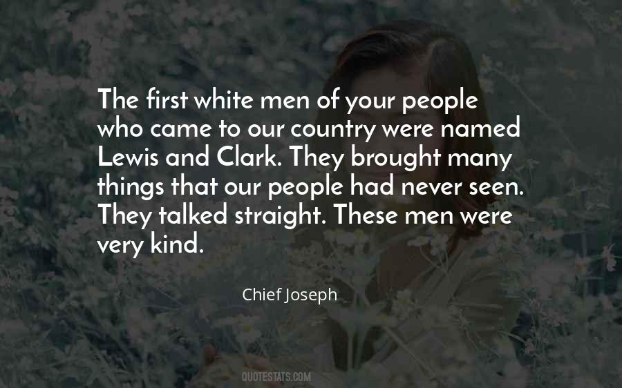 Chief Joseph Quotes #1574778