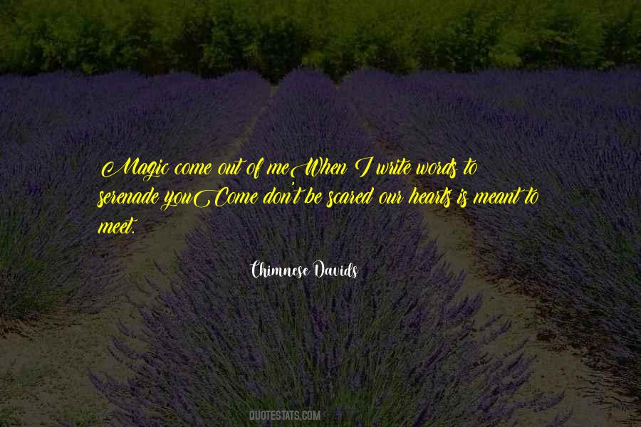 Chimnese Davids Quotes #1085508