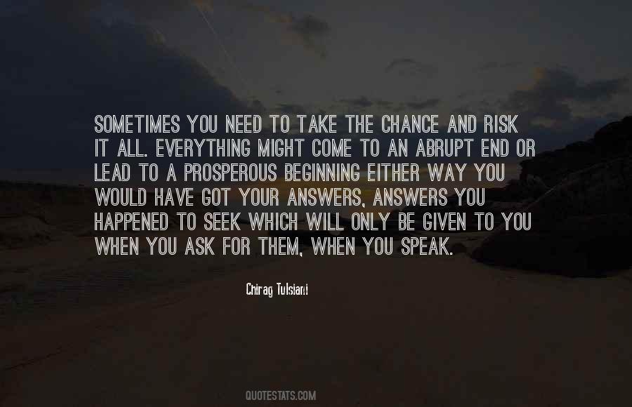 Chirag Tulsiani Quotes #141692