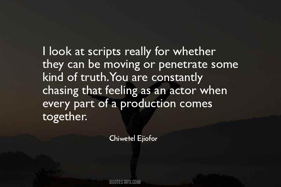 Chiwetel Ejiofor Quotes #1017697