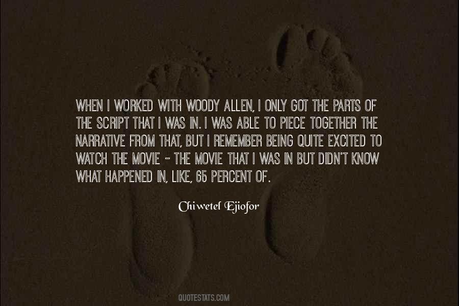 Chiwetel Ejiofor Quotes #1457645