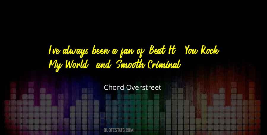 Chord Overstreet Quotes #485217