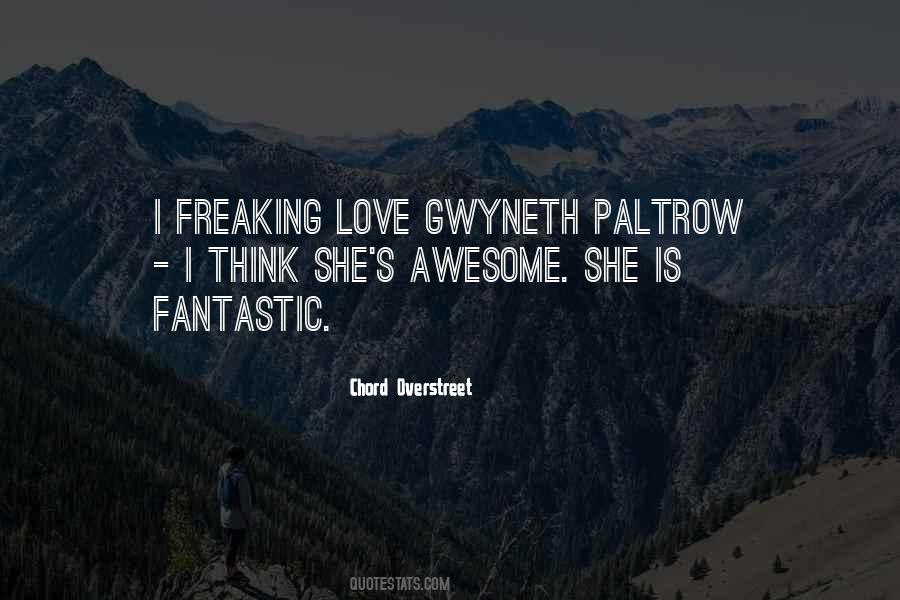 Chord Overstreet Quotes #633144