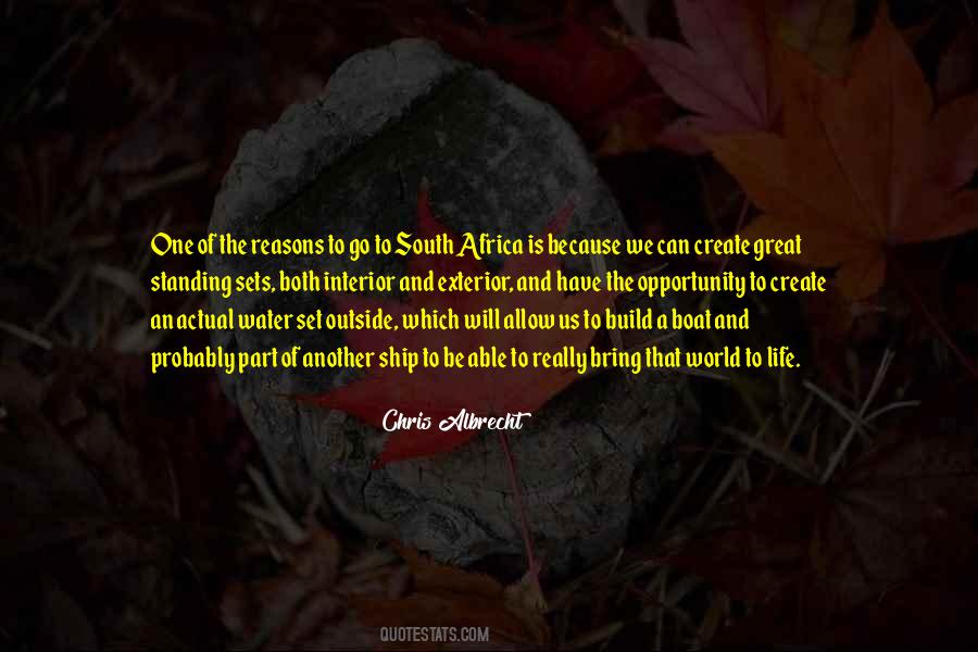 Chris Albrecht Quotes #1821560