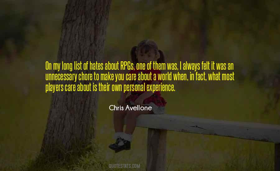 Chris Avellone Quotes #1047247